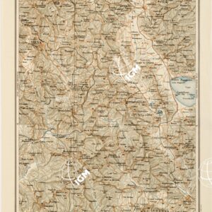 CARTA AERONAUTICA D'ITALIA - Foglio 24 SIENA-M.S.MINIATO