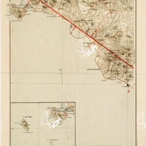 CARTA AERONAUTICA D'ITALIA - Foglio 27 CIVITAVECCHIA-ORBETELLO