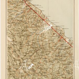 CARTA AERONAUTICA D'ITALIA - Foglio 30 CHIETI SULMONA