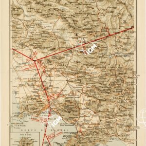 CARTA AERONAUTICA D'ITALIA - Foglio 33 NAPOLI-BENEVENTO