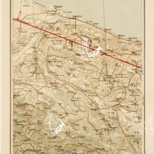 CARTA AERONAUTICA D'ITALIA - Foglio 35 BARLETTA-MATERA