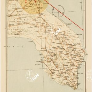 CARTA AERONAUTICA D'ITALIA - Foglio 37 BRINDISI-LECCE