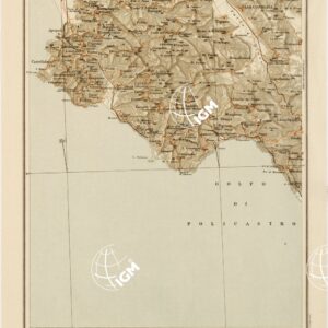 CARTA AERONAUTICA D'ITALIA - Foglio 38 CILENTO- LAGO NEGRO