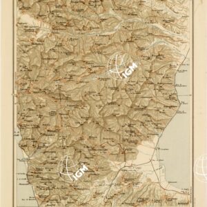 CARTA AERONAUTICA D'ITALIA - Foglio 39 CASTROVILLARI-SIBARI