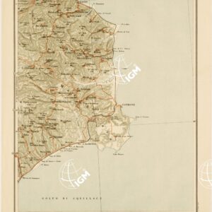 CARTA AERONAUTICA D'ITALIA - Foglio 41 LA SILA-CROTONE