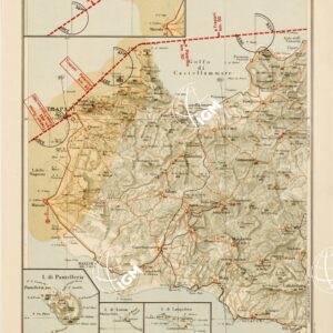 CARTA AERONAUTICA D'ITALIA - Foglio 42 TRAPANI-SCIACCA