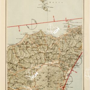 CARTA AERONAUTICA D'ITALIA - Foglio 44 PATTI-ETNA