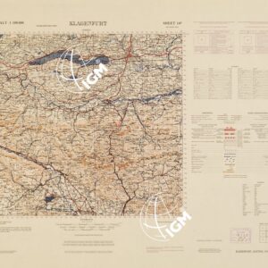 ITALY - KLAGEN FURT JUGOSLAVIA SHEET 14B