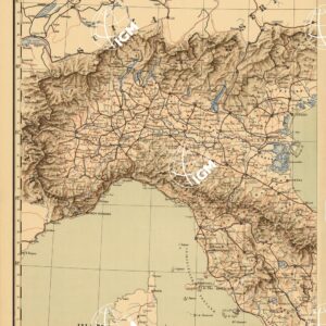 MAPE DE ITALIA - Foglio 1 + Quadro d'Unione