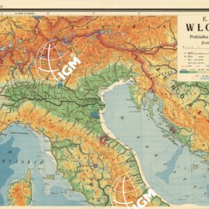 CARTA ALTIMETRICA DELL'ITALIA - Foglio 1