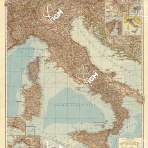 ITALIEN (FLEMMINGS GENERALKARTE N. 18)