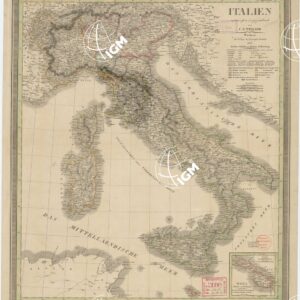 ITALIEN ENTWORFEN UND GEZEICHNET VON C. F. WEILAND - L'Italia progettata e disegnata da C. F. Weiland