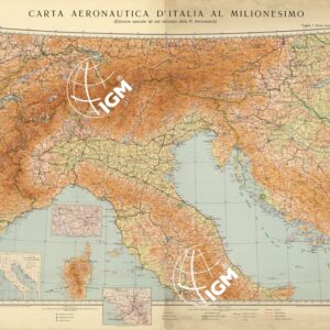 CARTA AERONAUTICA D'ITALIA AL MILIONESIMO - Foglio 1