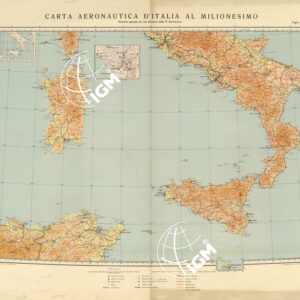 CARTA AERONAUTICA D'ITALIA AL MILIONESIMO - Foglio 2