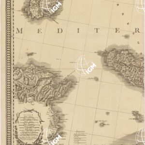 L'ITALIA DI GIO. ANTONIO RIZZI-ZANNONI IN QUATTRO FOGLI IMPERIALI CON L'AGGIUNTA DEI LUOGHI E LE STRADE POSTALI - Foglio 3
