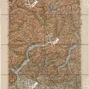 CARTA D'ITALIA DEL TOURING CLUB ITALIANO - Foglio 3 COMO