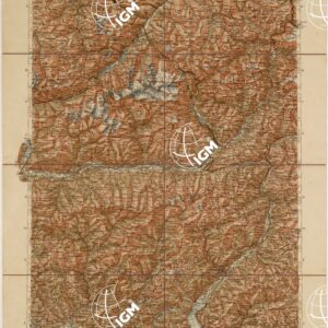 CARTA D'ITALIA DEL TOURING CLUB ITALIANO - Foglio 4 BERGAMO