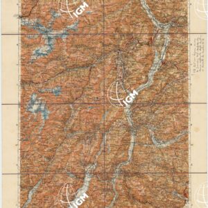 CARTA D'ITALIA DEL TOURING CLUB ITALIANO - Foglio 5 TRENTO