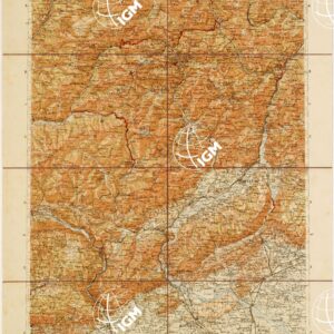 CARTA D'ITALIA DEL TOURING CLUB ITALIANO - Foglio 6 BELLUNO