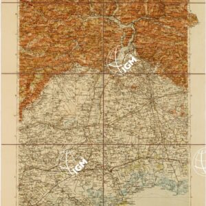 CARTA D'ITALIA DEL TOURING CLUB ITALIANO - Foglio 7 UDINE