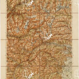 CARTA D'ITALIA DEL TOURING CLUB ITALIANO - Foglio 8 SUSA