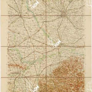 CARTA D'ITALIA DEL TOURING CLUB ITALIANO - Foglio 10 MILANO