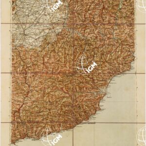 CARTA D'ITALIA DEL TOURING CLUB ITALIANO - Foglio 15 CUNEO