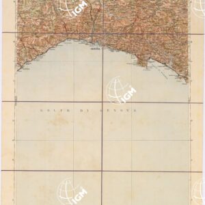 CARTA D'ITALIA DEL TOURING CLUB ITALIANO - Foglio 16 GENOVA