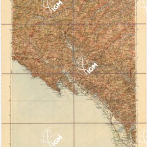 CARTA D'ITALIA DEL TOURING CLUB ITALIANO - Foglio 17 PISA