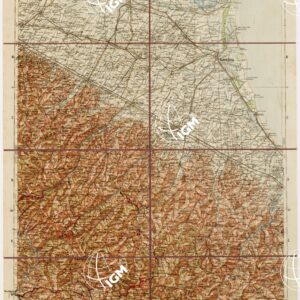 CARTA D'ITALIA DEL TOURING CLUB ITALIANO - Foglio 19 RAVENNA