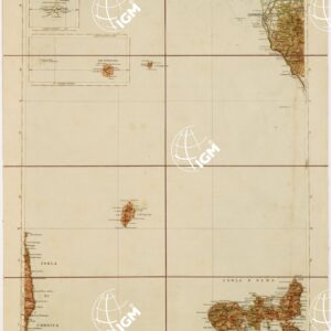 CARTA D'ITALIA DEL TOURING CLUB ITALIANO - Foglio 21 - LIVORNO