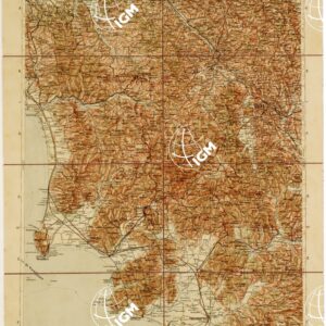 CARTA D'ITALIA DEL TOURING CLUB ITALIANO - Foglio 22 SIENA