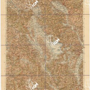 CARTA D'ITALIA DEL TOURING CLUB ITALIANO - Foglio 23 PERUGIA