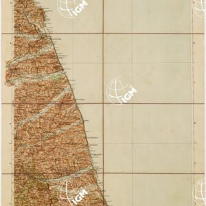 CARTA D'ITALIA DEL TOURING CLUB ITALIANO - Foglio 25 ANCONA