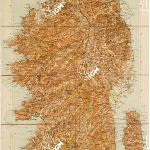 CARTA D'ITALIA DEL TOURING CLUB ITALIANO - Foglio 25 BIS CORSICA