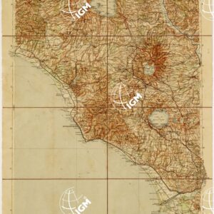 CARTA D'ITALIA DEL TOURING CLUB ITALIANO - Foglio 27 CIVITAVECCHIA