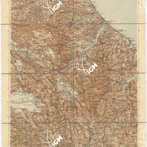 CARTA D'ITALIA DEL TOURING CLUB ITALIANO - Foglio 29 CHIETI