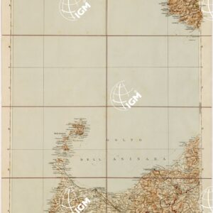 CARTA D'ITALIA DEL TOURING CLUB ITALIANO - Foglio 32 SASSARI