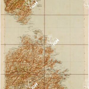 CARTA D'ITALIA DEL TOURING CLUB ITALIANO - Foglio 33 TEMPIO PAUSANIA