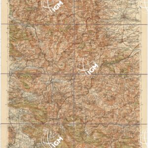 CARTA D'ITALIA DEL TOURING CLUB ITALIANO - Foglio 36 BENEVENTO