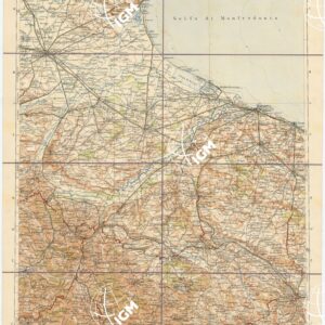 CARTA D'ITALIA DEL TOURING CLUB ITALIANO - Foglio 37 FOGGIA