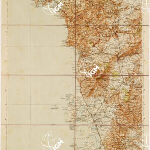 CARTA D'ITALIA DEL TOURING CLUB ITALIANO - Foglio 39 ORISTANO