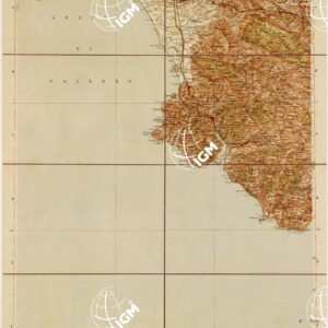 CARTA D'ITALIA DEL TOURING CLUB ITALIANO - Foglio 41 SALERNO