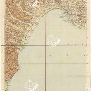 CARTA D'ITALIA DEL TOURING CLUB ITALIANO - Foglio 43 TARANTO