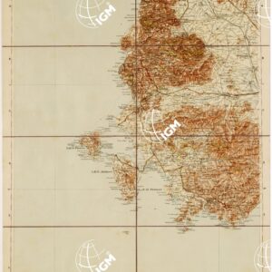 CARTA D'ITALIA DEL TOURING CLUB ITALIANO - Foglio 45 IGLESIAS