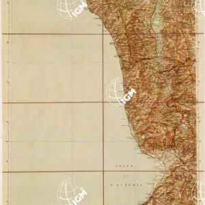 CARTA D'ITALIA DEL TOURING CLUB ITALIANO - Foglio 47 COSENZA