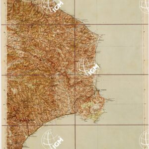 CARTA D'ITALIA DEL TOURING CLUB ITALIANO - Foglio 48 CATANZARO