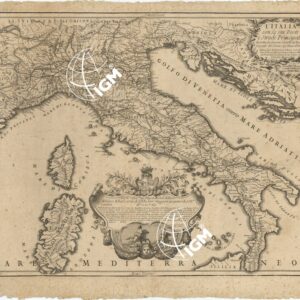 L'ITALIA CON LE SUE POSTE E STRADE PRINCIPALI DESCRITTA DA GIACOMO CANTELLI DA VIGNOLA
