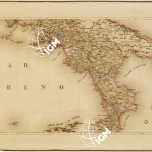 CARTA STRADALE E POSTALE DELL'ITALIA SECONDO LE CARTE E LE OPERE PIU´ACCREDITATE DEI MODERNI GEOGRAFI - Foglio 6