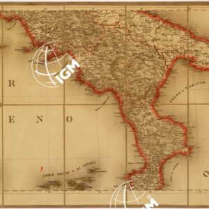 CARTA STRADALE E POSTALE DELL'ITALIA SECONDO LE CARTE E LE OPERE PIU´ACCREDITATE DEI MODERNI GEOGRAFI - Foglio 6